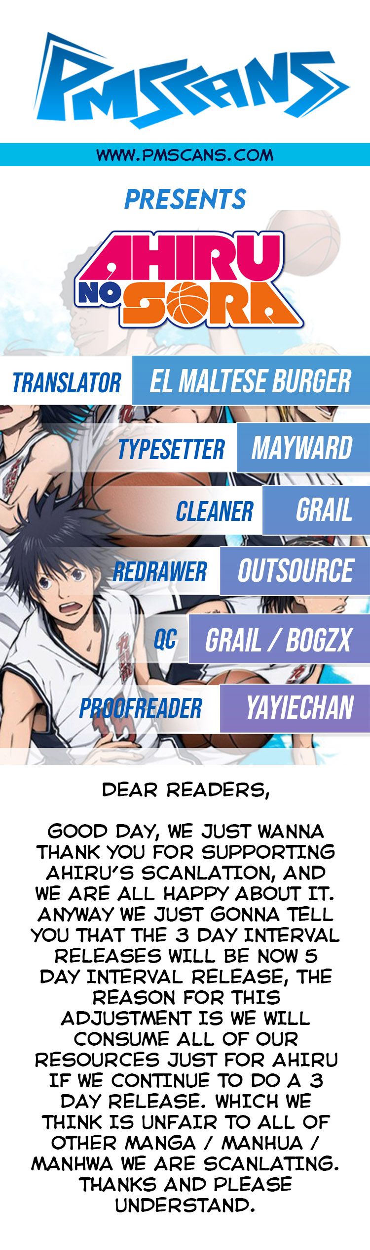 Read Ahiru no Sora en Manga Online