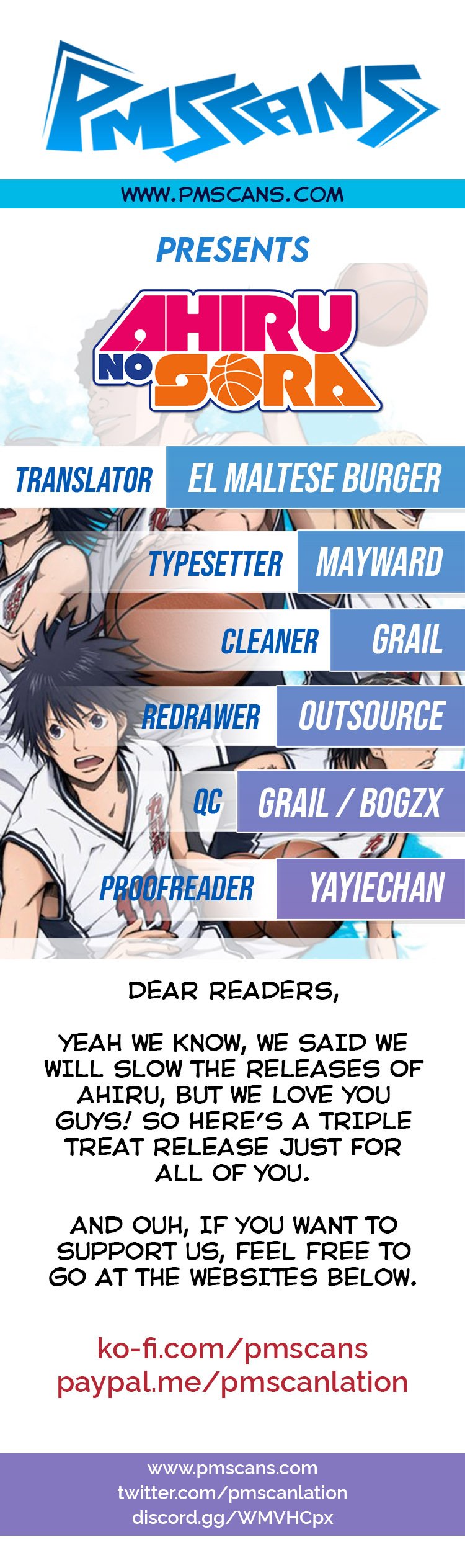 Read Ahiru no Sora en Manga Online