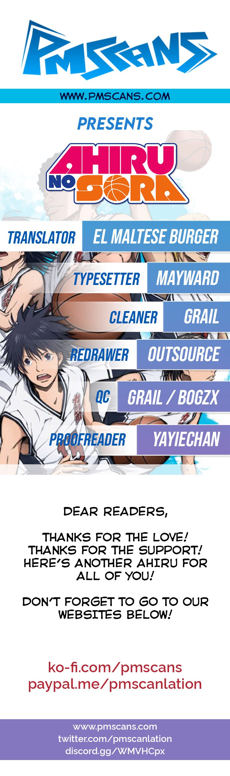 Read Ahiru no Sora en Manga Online