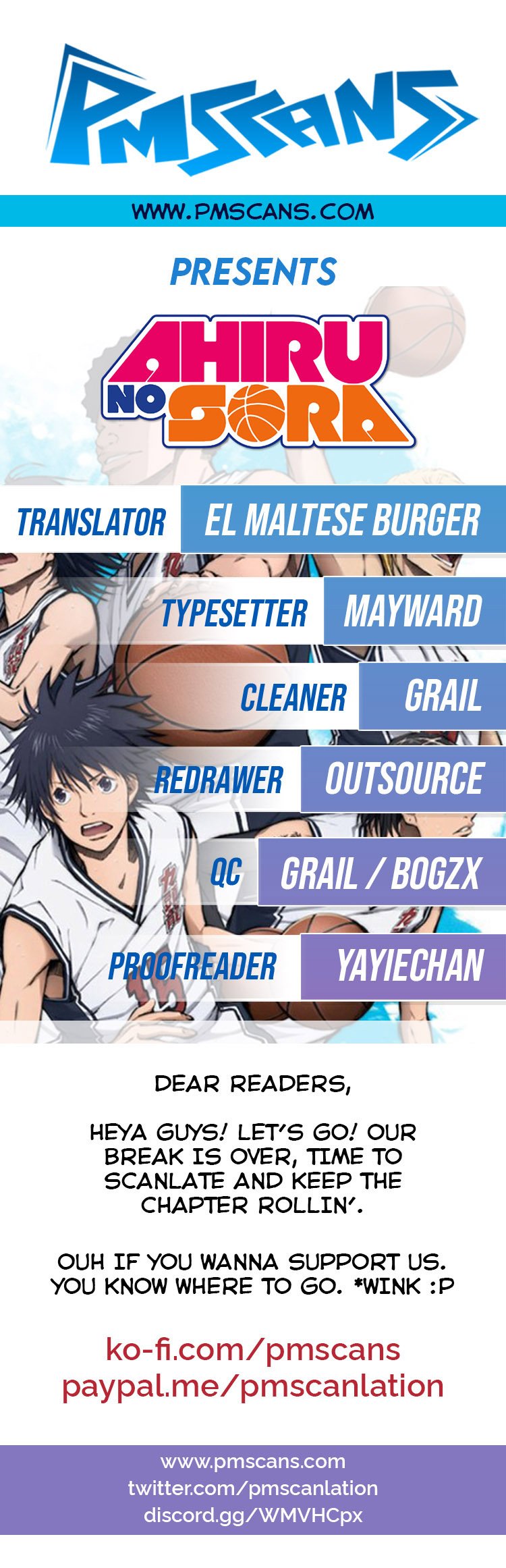 Read Ahiru no Sora en Manga Online