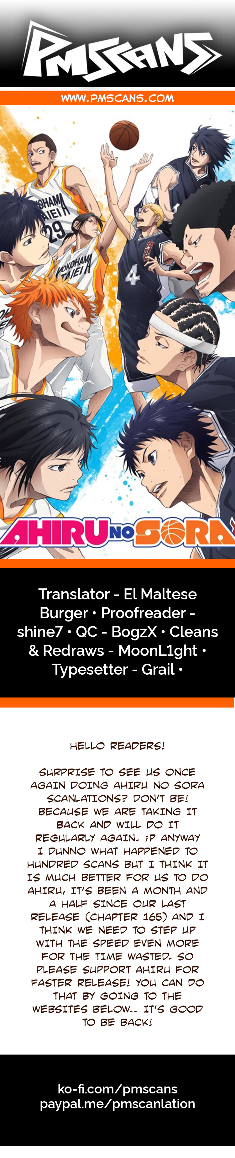 Read Ahiru no Sora en Manga Online