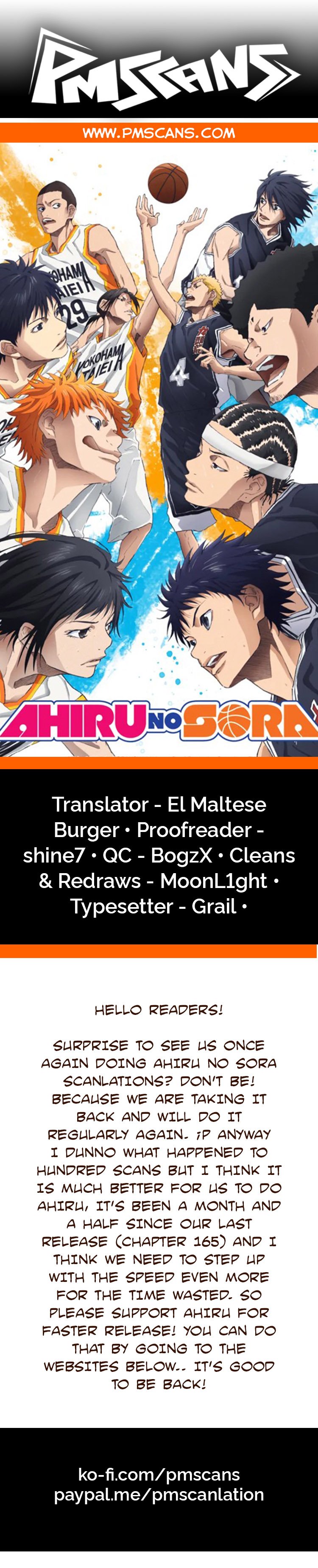 Read Ahiru no Sora en Manga Online