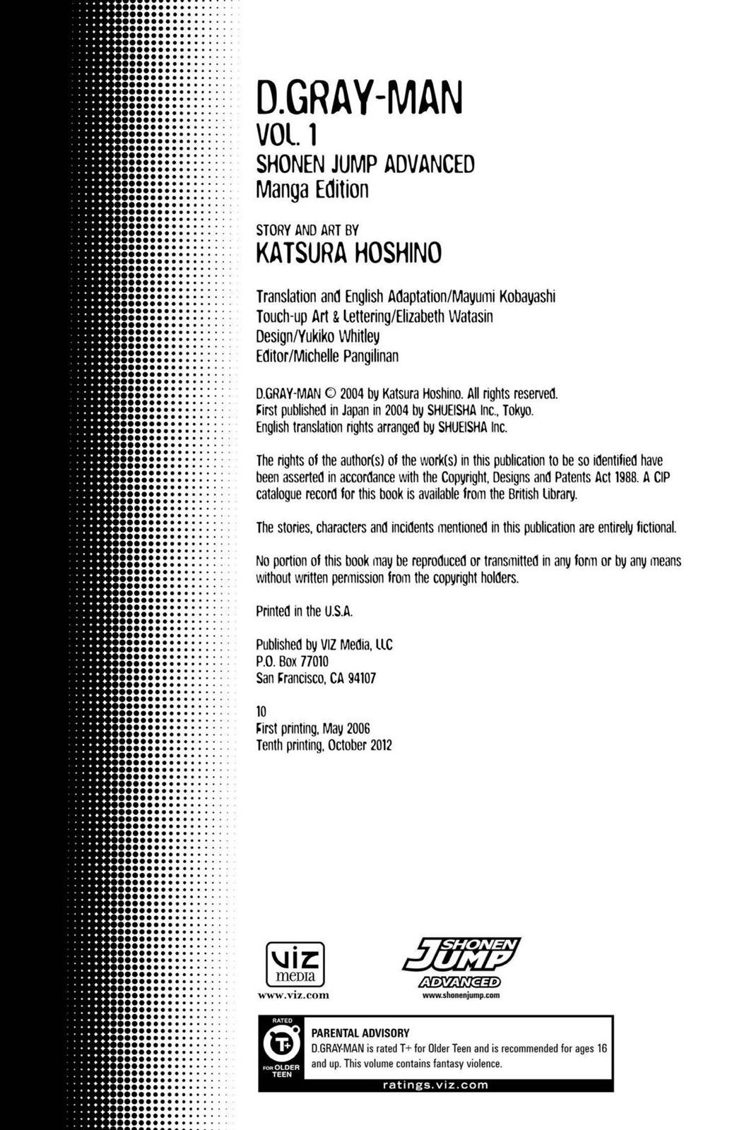Read D.Gray-man EN Manga Online