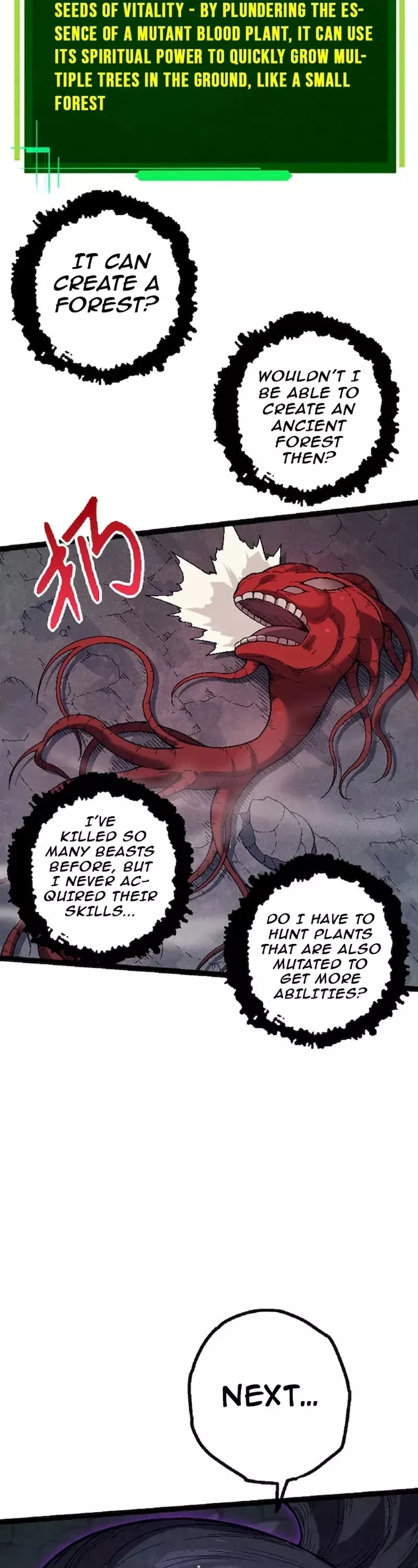 Read Evolution Begins With a Big Tree EN Manga Online