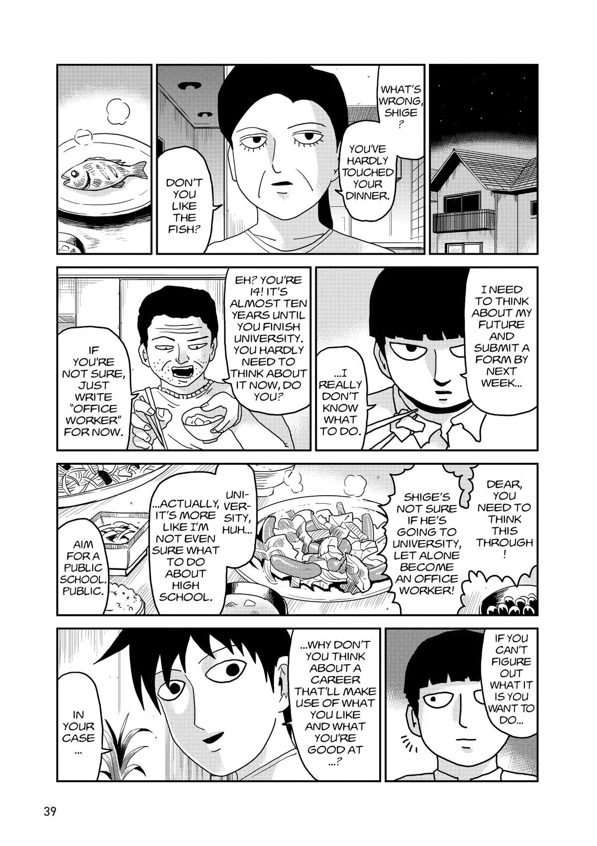 Read Mob Psycho 100 EN Manga Online
