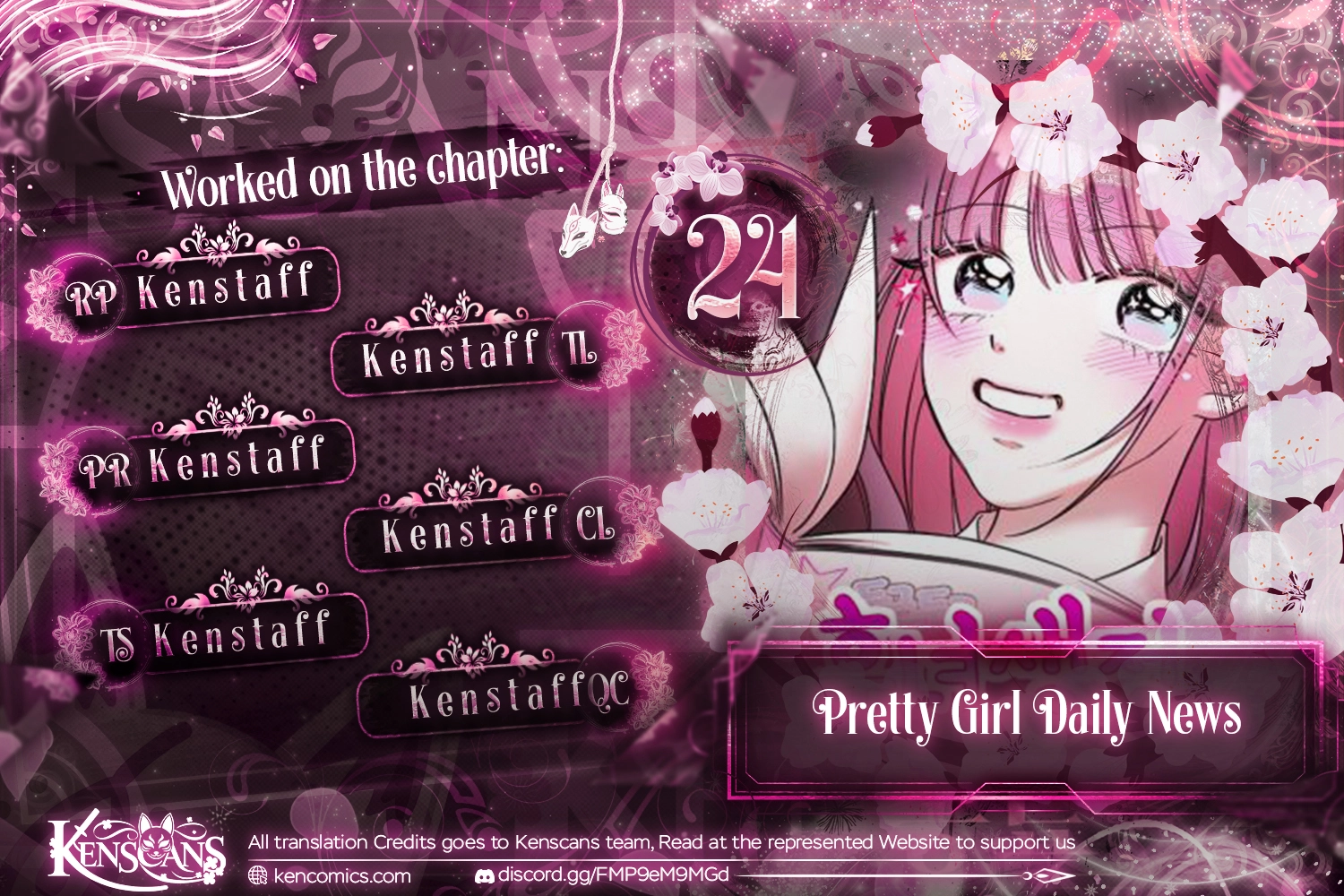 Read Pretty Girl Daily News EN Manga Online