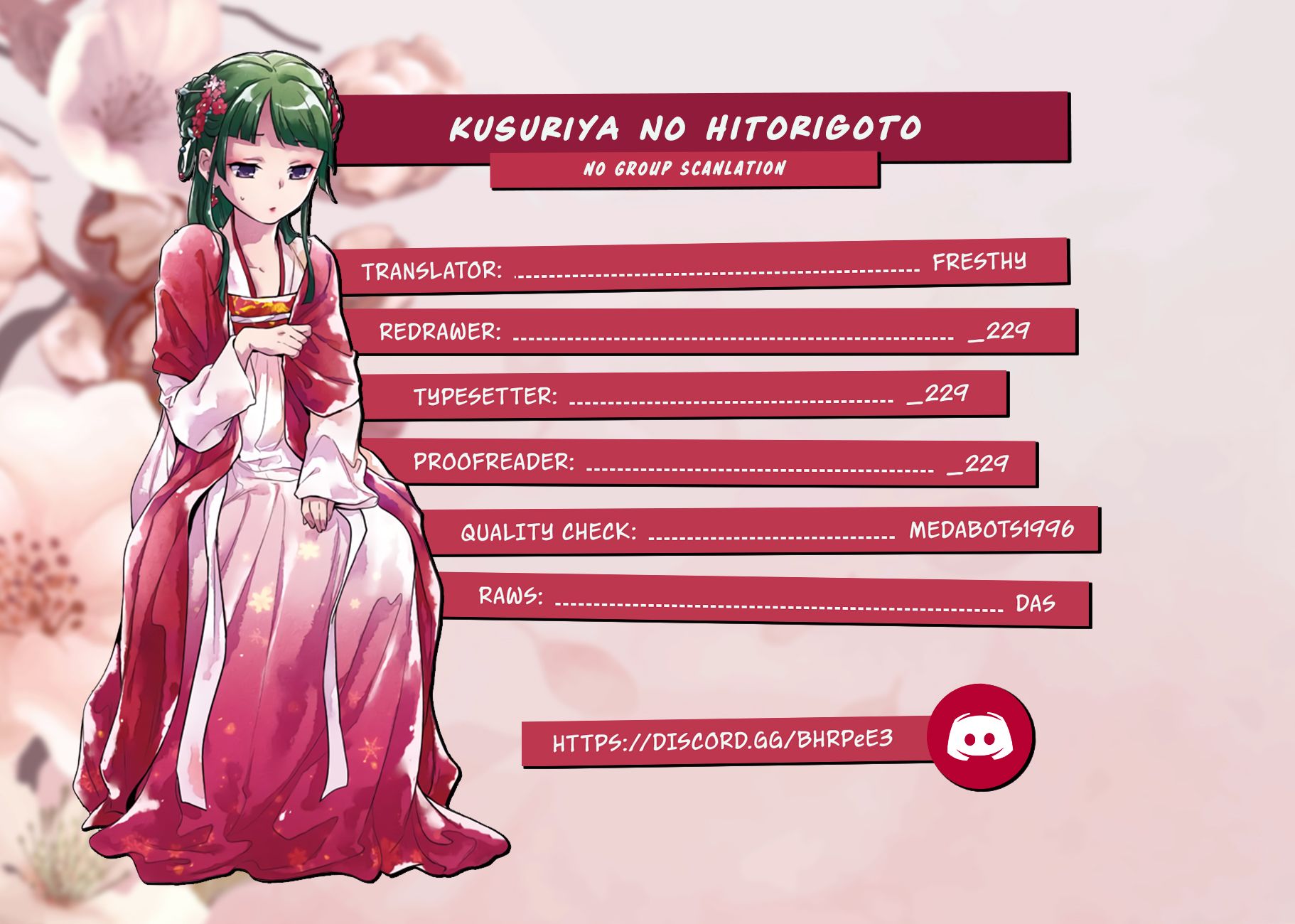 Read The Apothecary Diaries EN Manga Online