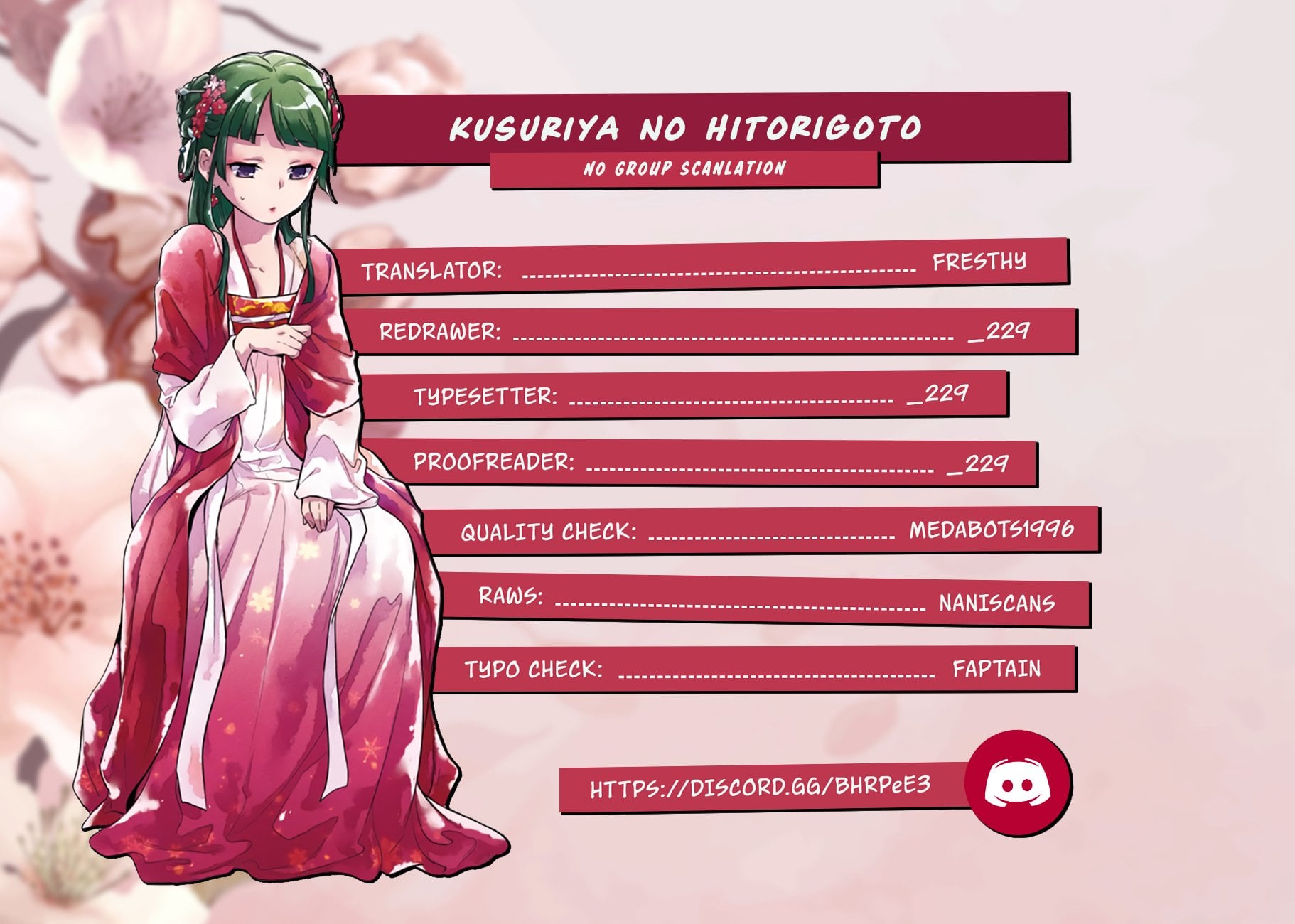 Read The Apothecary Diaries EN Manga Online