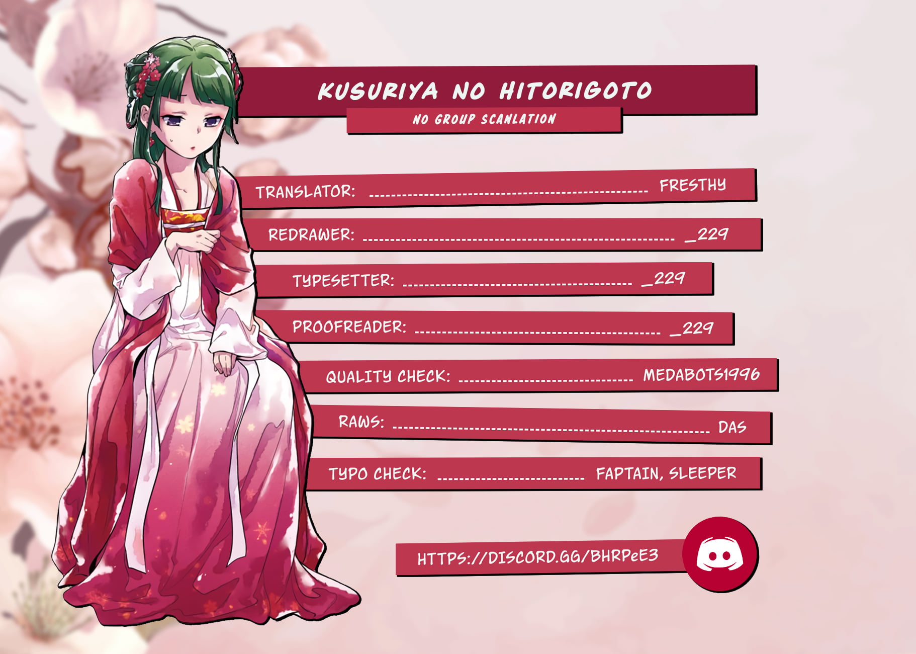 Read The Apothecary Diaries EN Manga Online