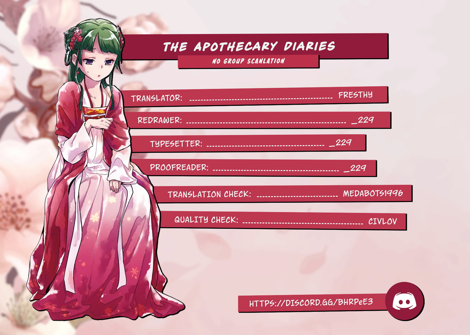 Read The Apothecary Diaries EN Manga Online