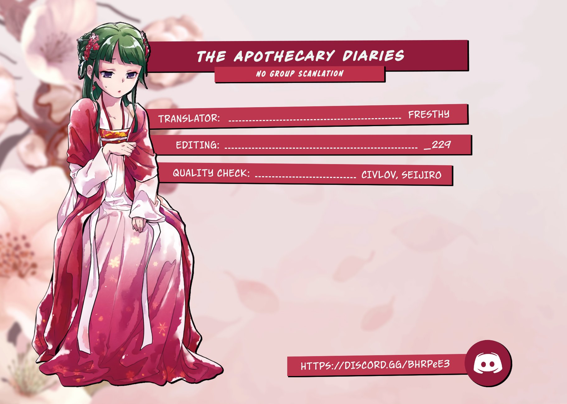 Read The Apothecary Diaries EN Manga Online