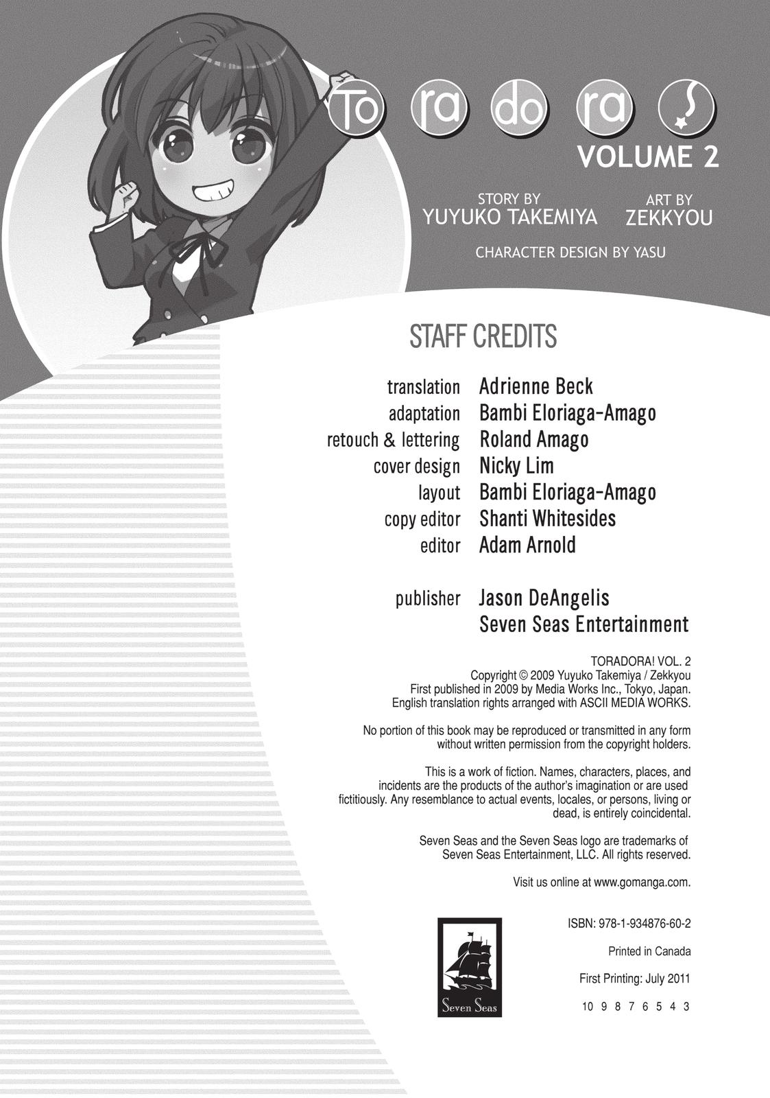 Read Toradora EN Manga Online
