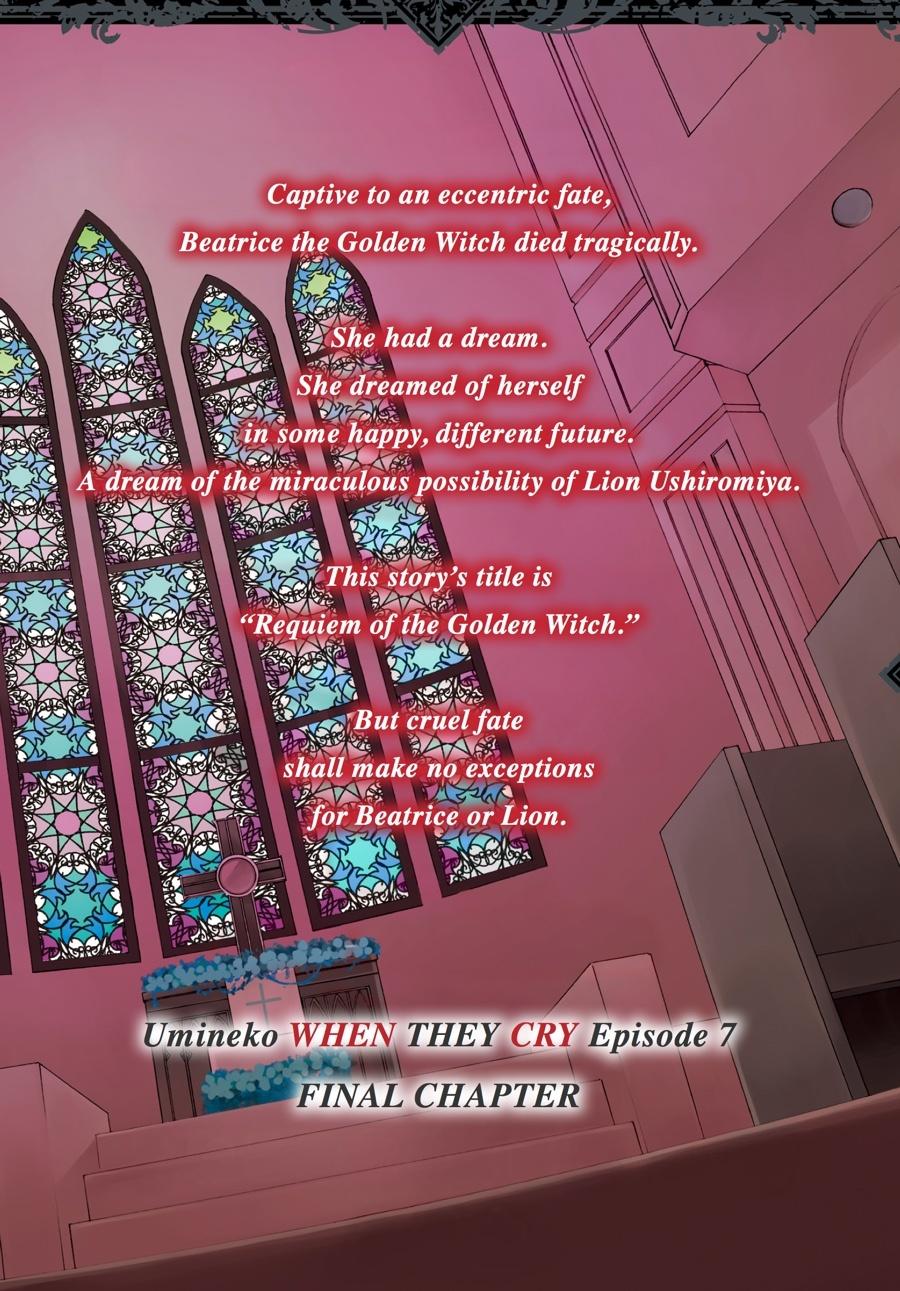 Read Umineko WHEN THEY CRY Episode 7_ Requiem of the Golden Witch EN Manga Online