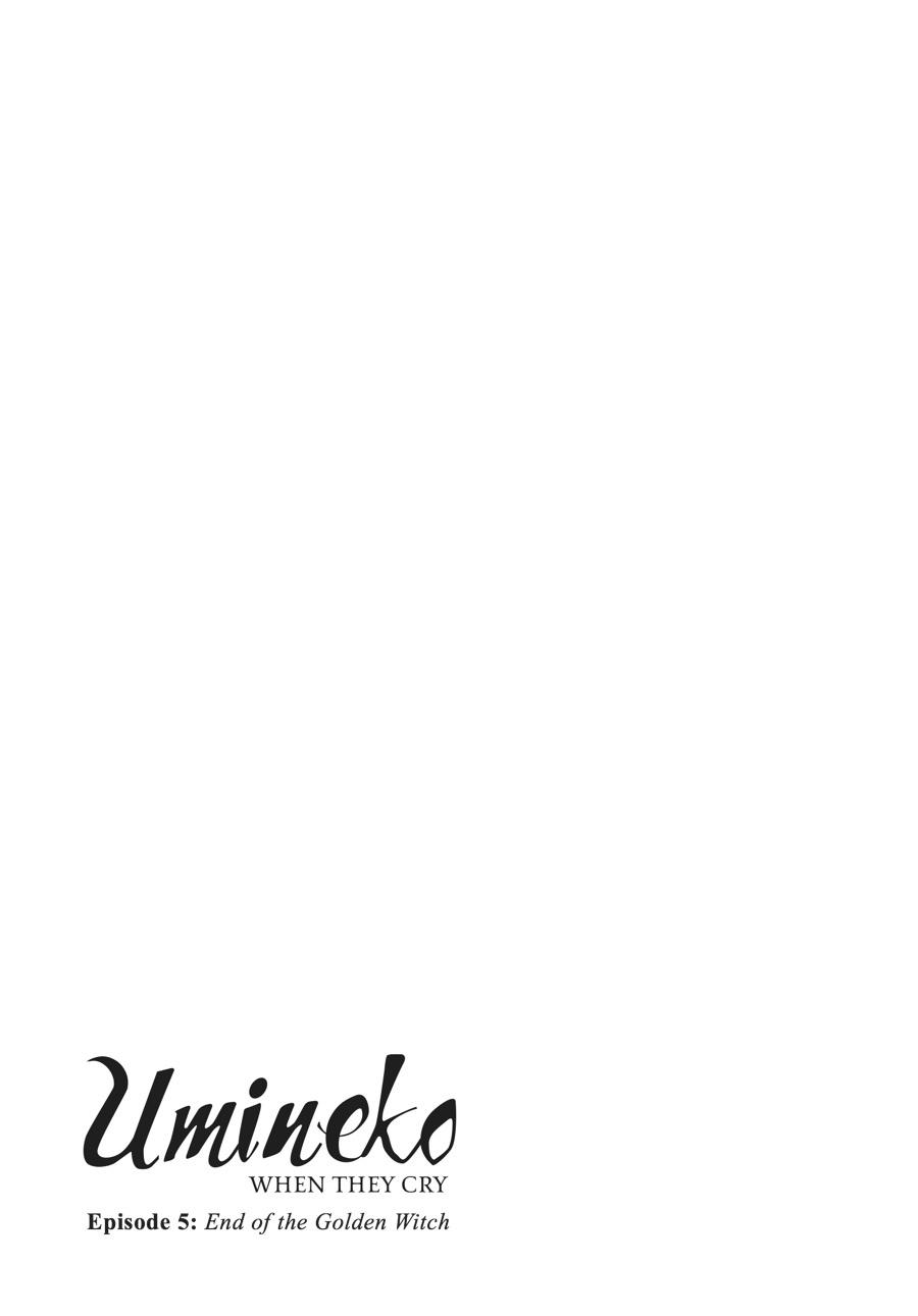 Read Umineko When They Cry Episode 5_ End of the Golden Witch EN Manga Online