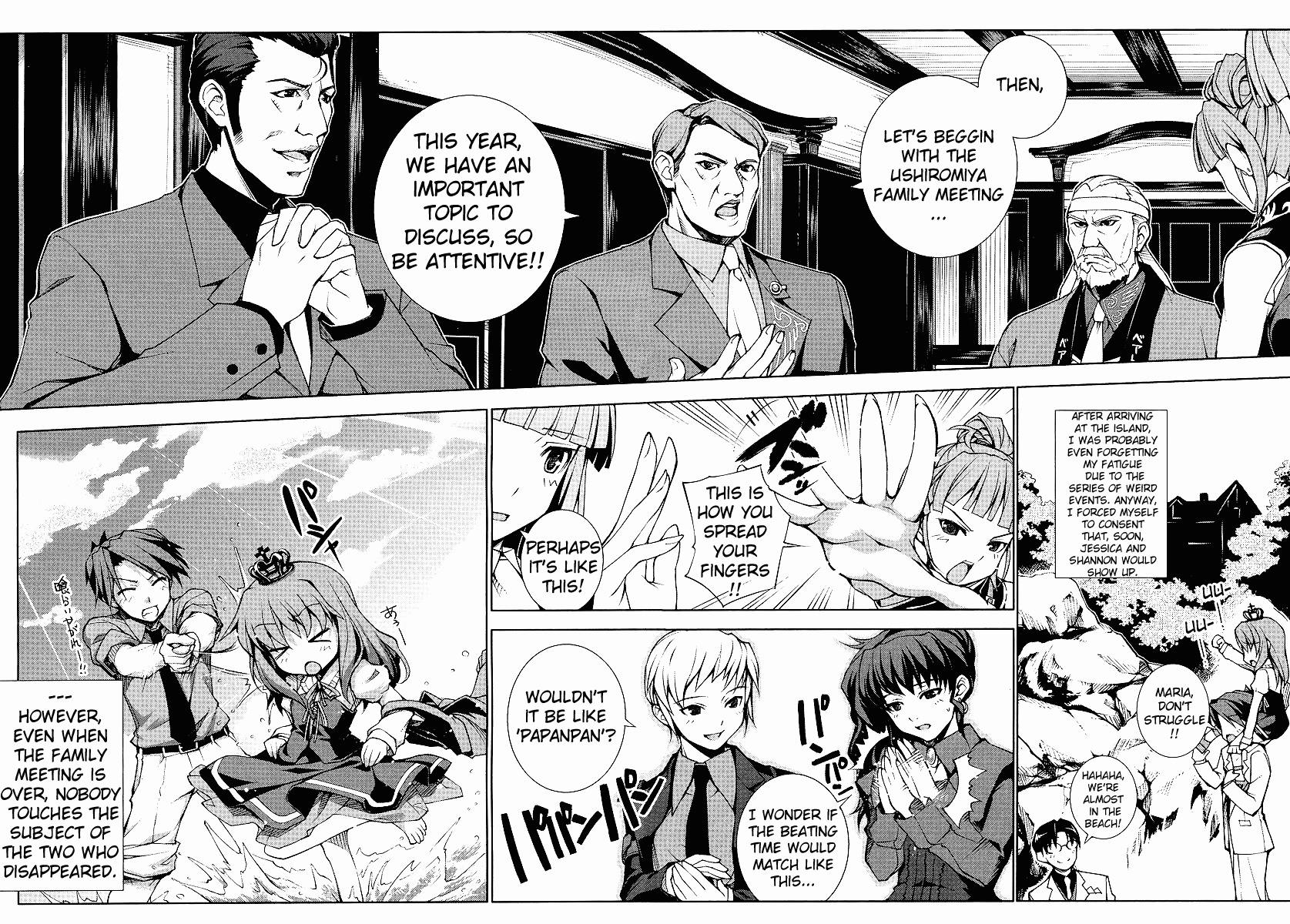 Read Umineko no Naku Koro ni Episode X_ Rokkenjima of Higurashi Crying EN Manga Online