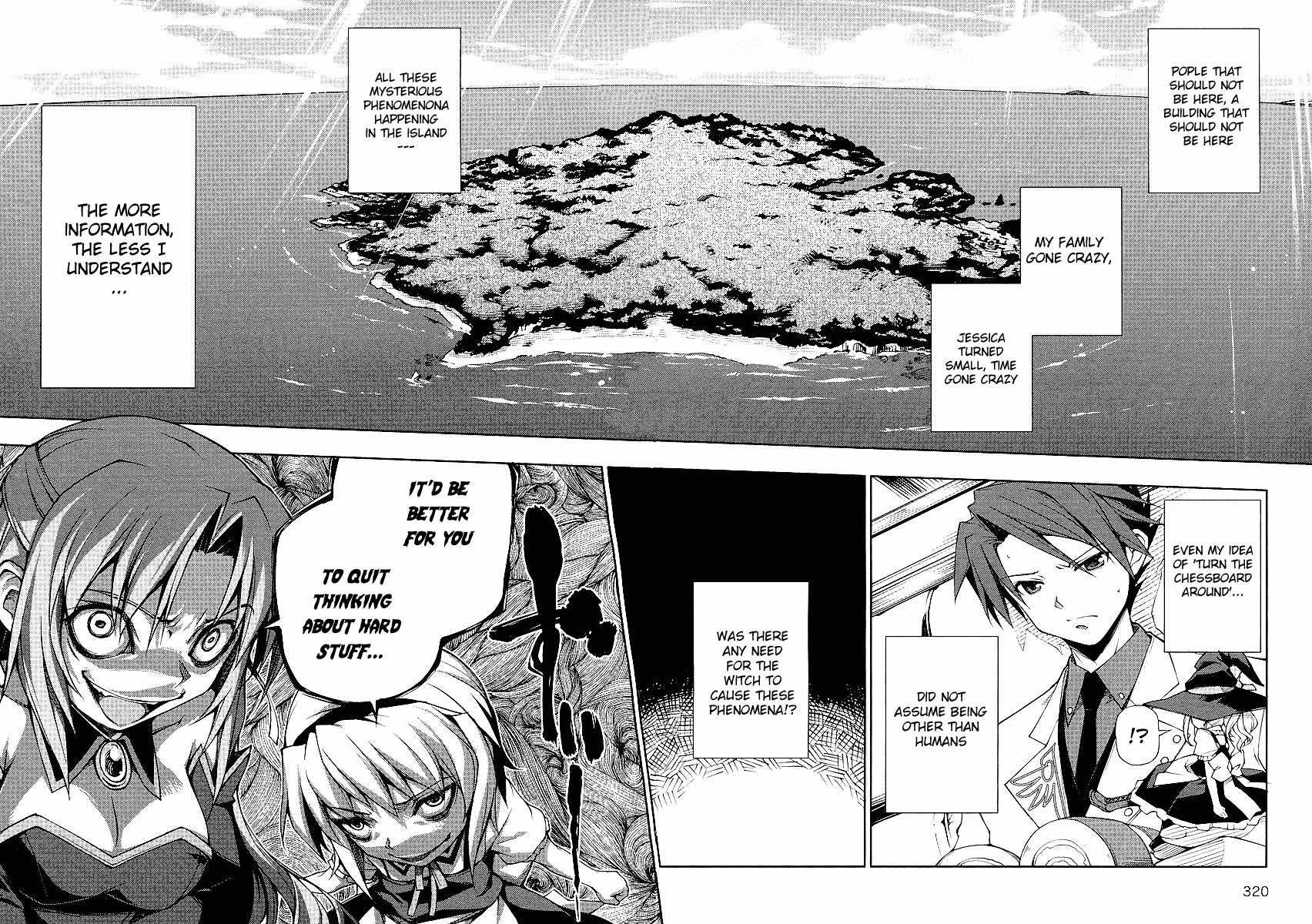 Read Umineko no Naku Koro ni Episode X_ Rokkenjima of Higurashi Crying EN Manga Online