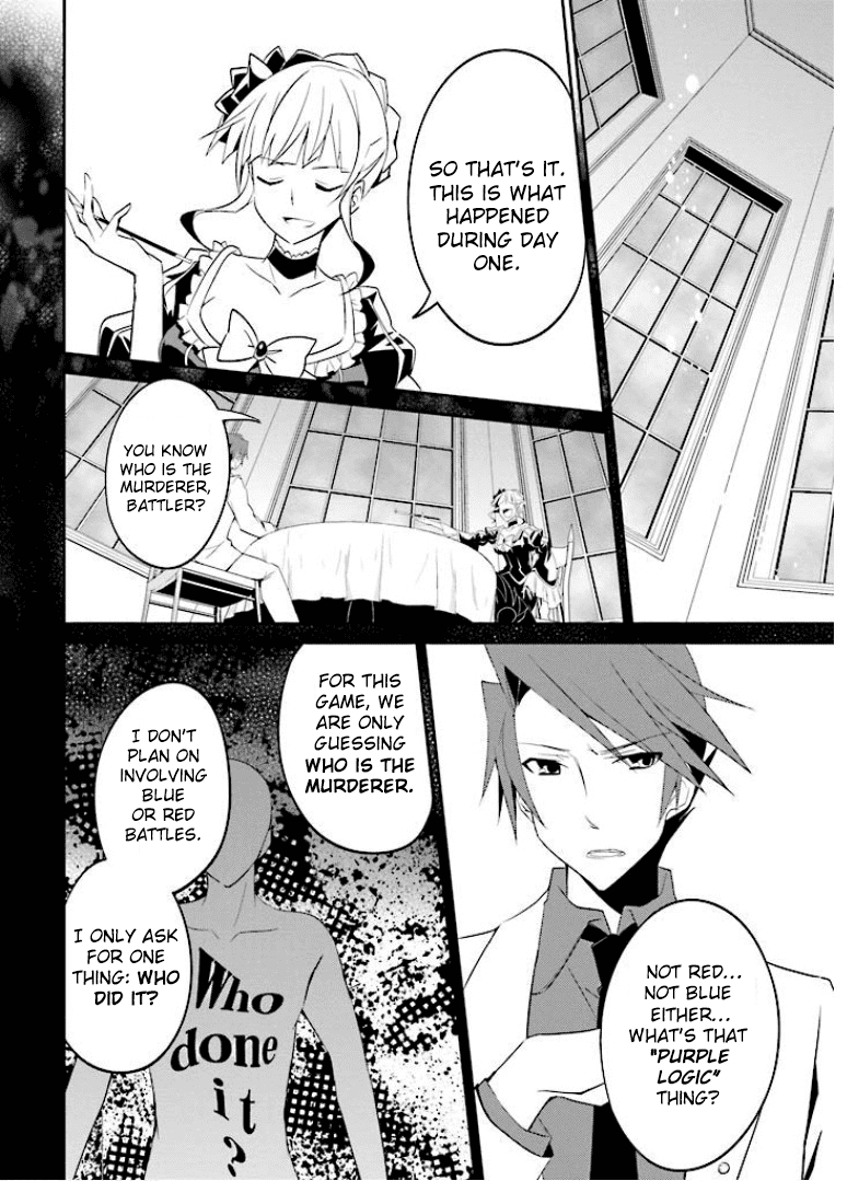 Read Umineko no Naku Koro ni Shi_ Forgery of the Purple Logic EN Manga Online