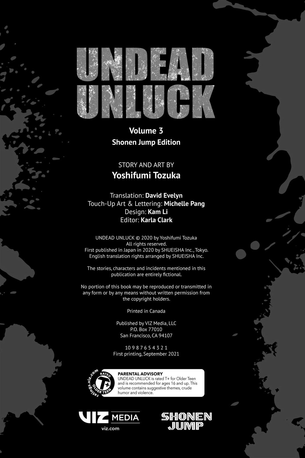 Read Undead Unluck EN Manga Online