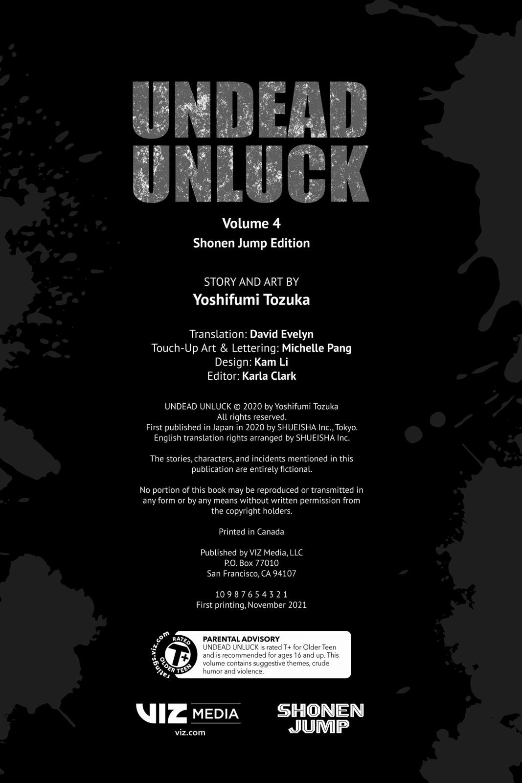 Read Undead Unluck EN Manga Online