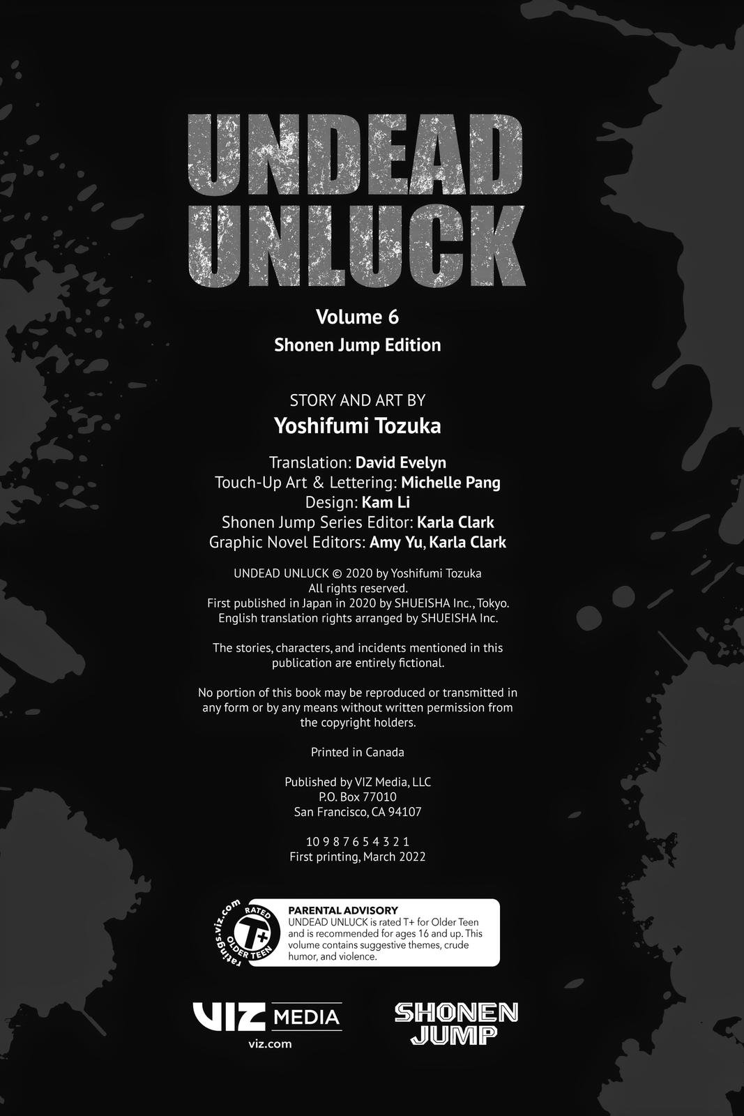 Read Undead Unluck EN Manga Online