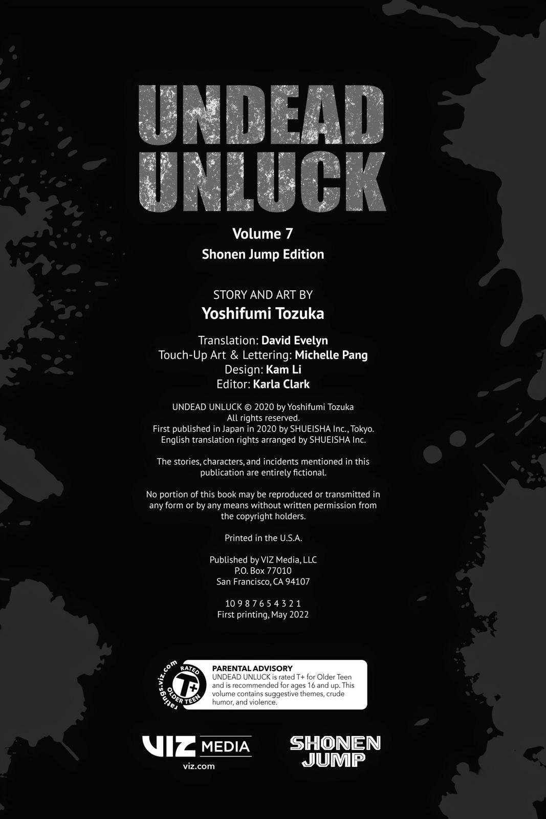 Read Undead Unluck EN Manga Online