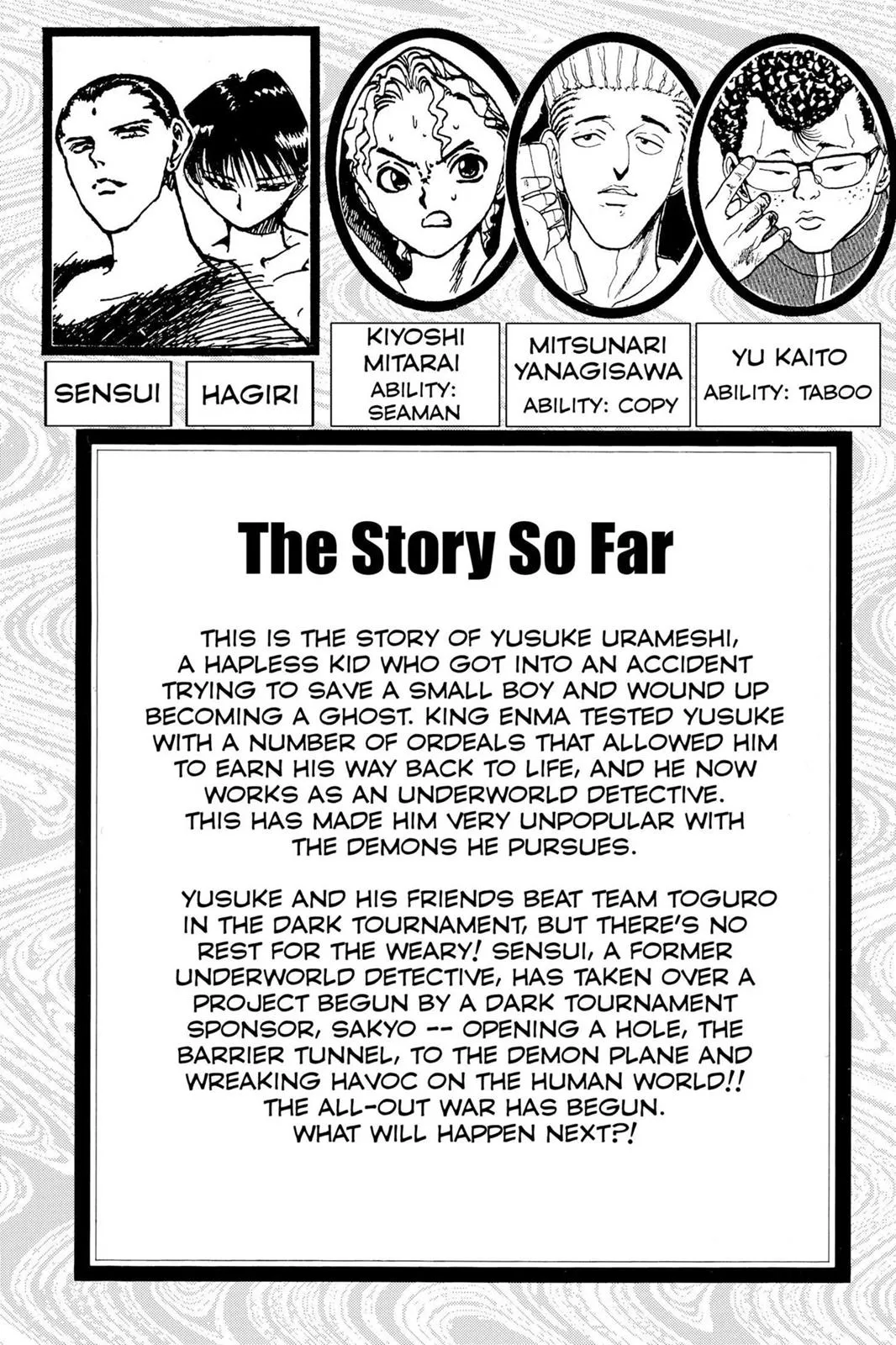 Read Yu Yu Hakusho EN Manga Online