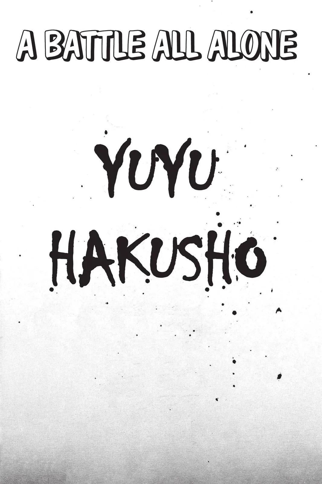 Read Yu Yu Hakusho EN Manga Online