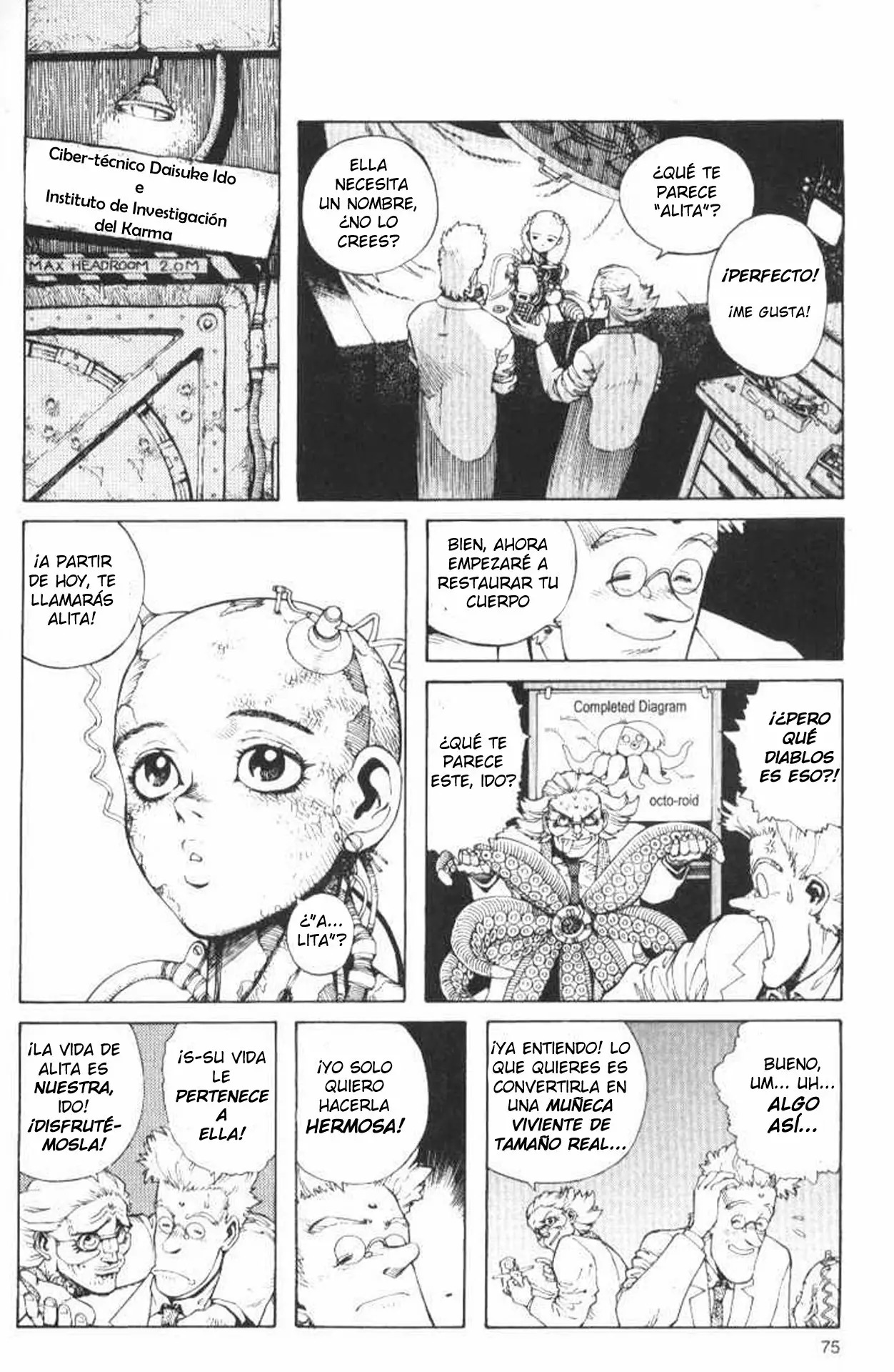 Read Battle Angel Alita es Manga Online
