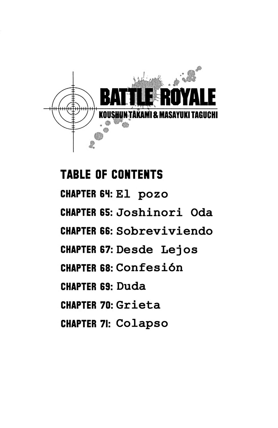 Read Battle Royale ES Manga Online