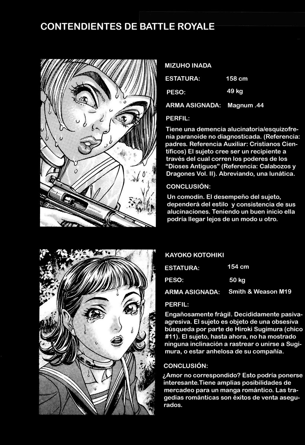 Read Battle Royale ES Manga Online