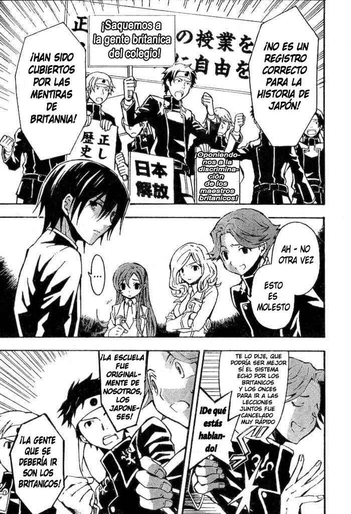 Read Code Geass Lelouch of the Rebellion es Manga Online