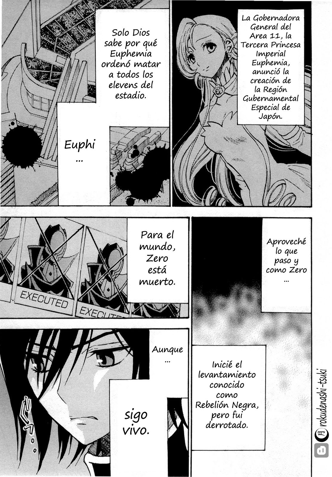 Read Code Geass Lelouch of the Rebellion es Manga Online