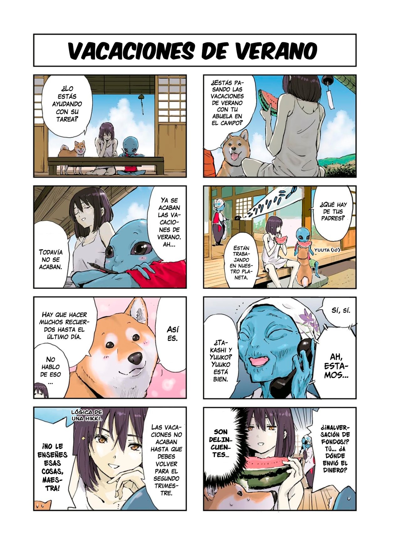 Read Sekai no Owari ni Shiba Inu to ES Manga Online