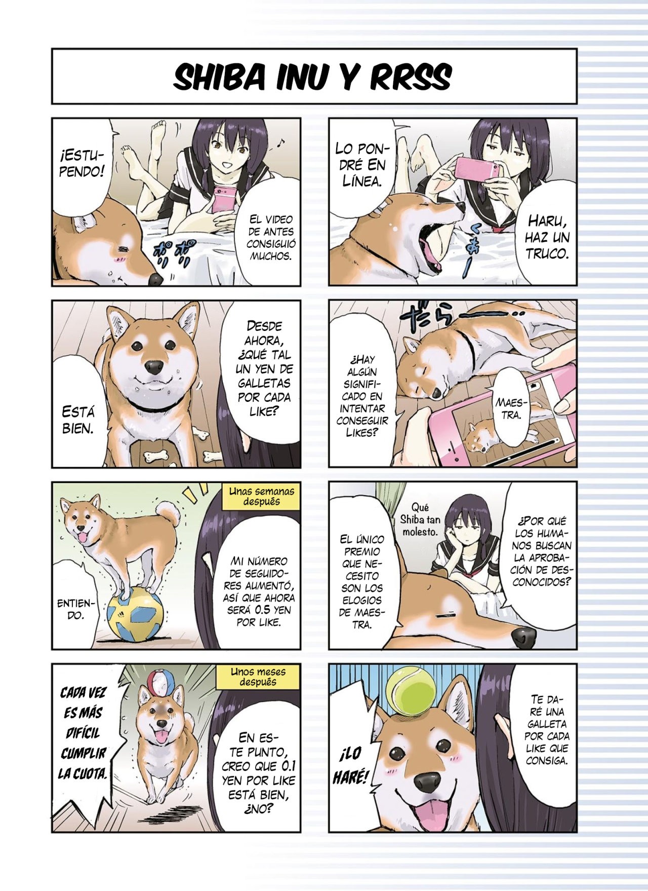 Read Sekai no Owari ni Shiba Inu to ES Manga Online
