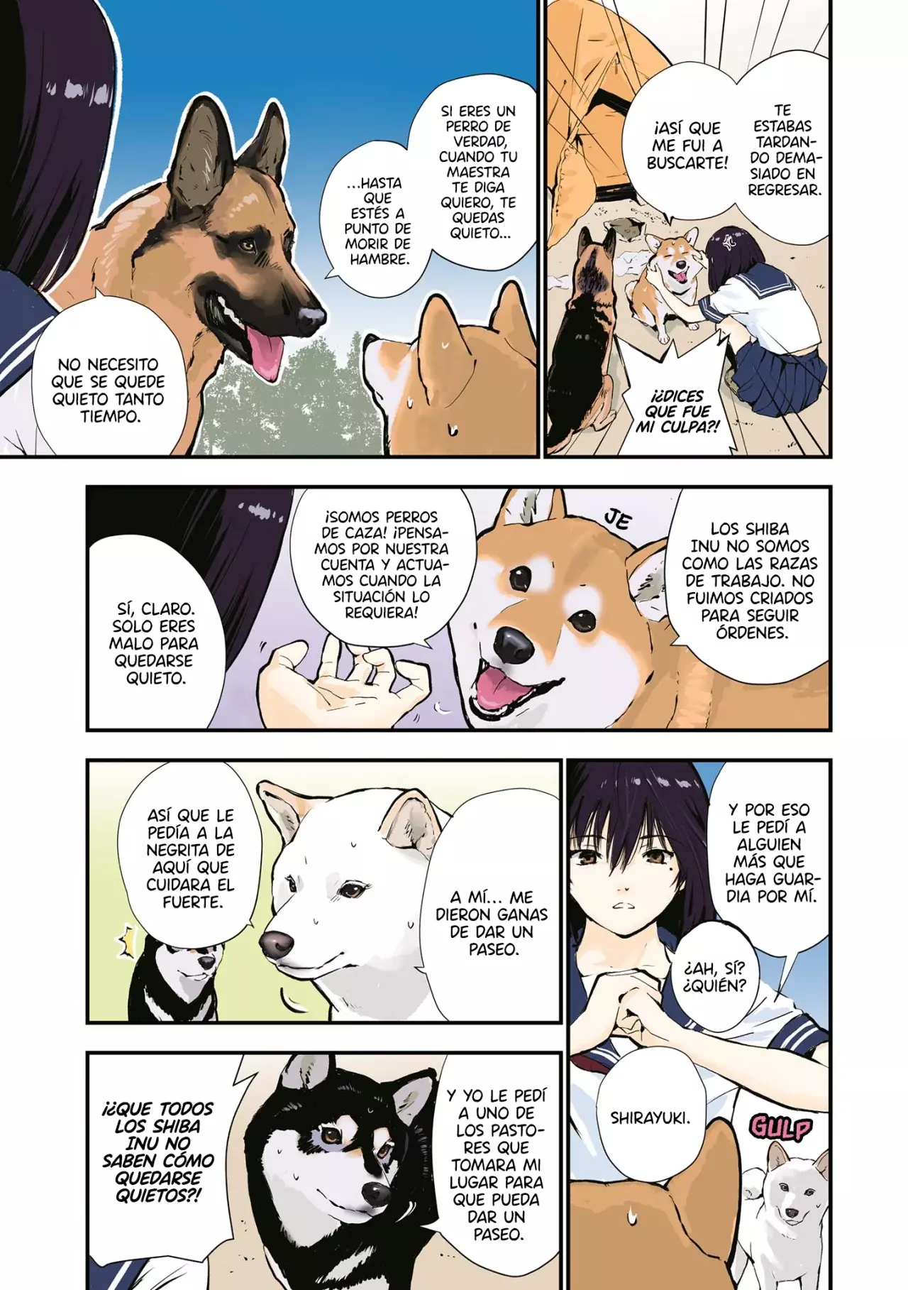 Read Sekai no Owari ni Shiba Inu to ES Manga Online