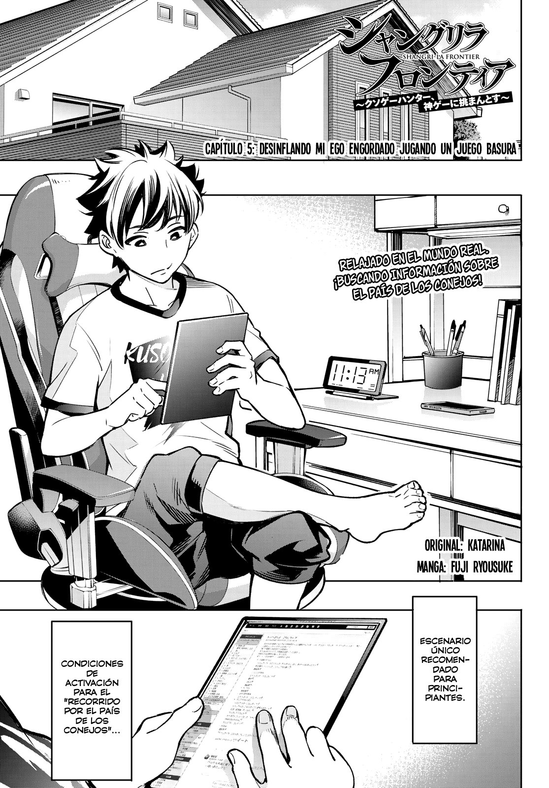 Read Shangri-La Frontier_ Shitty Games Hunter Challenges Godly Game  ES Manga Online