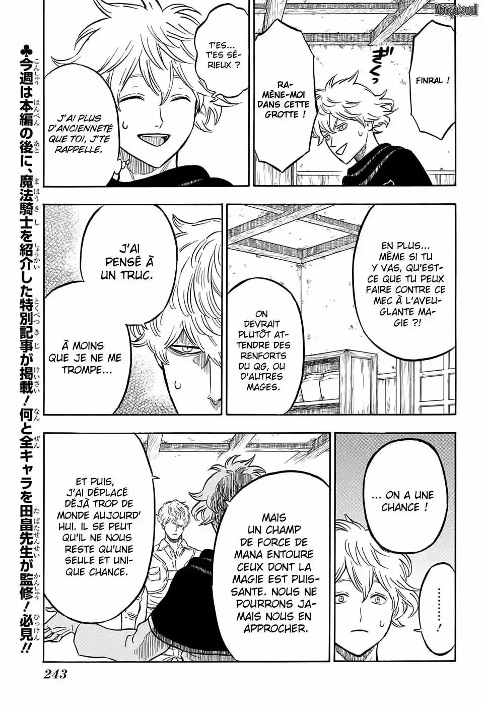 Read Black Clover FR Manga Online