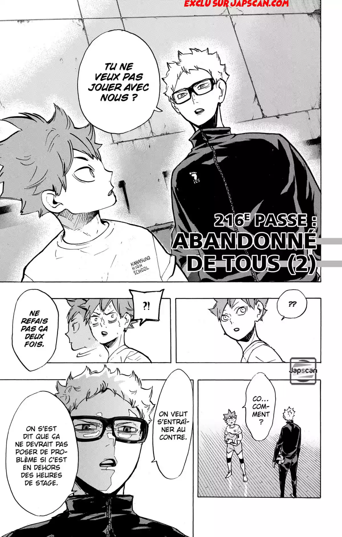Read Haikyuu FR Manga Online