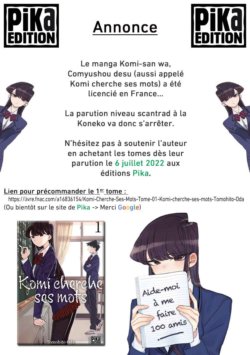 Read Komi Can't Communicate FR Manga Online