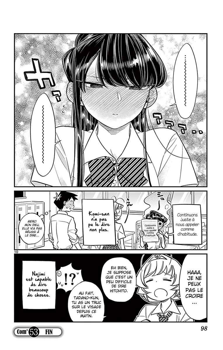 Read Komi Can't Communicate FR Manga Online
