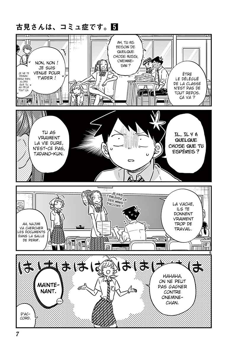 Read Komi Can't Communicate FR Manga Online