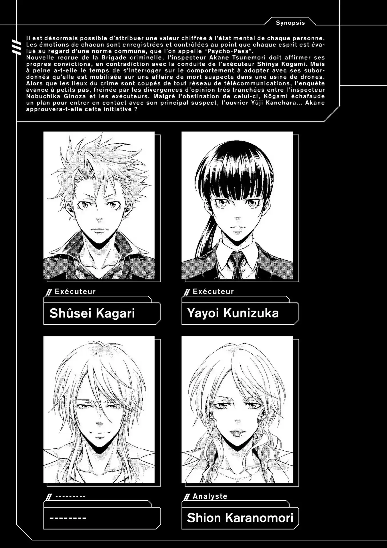 Read Psycho-Pass Inspecteur Akane Tsunemori FR Manga Online