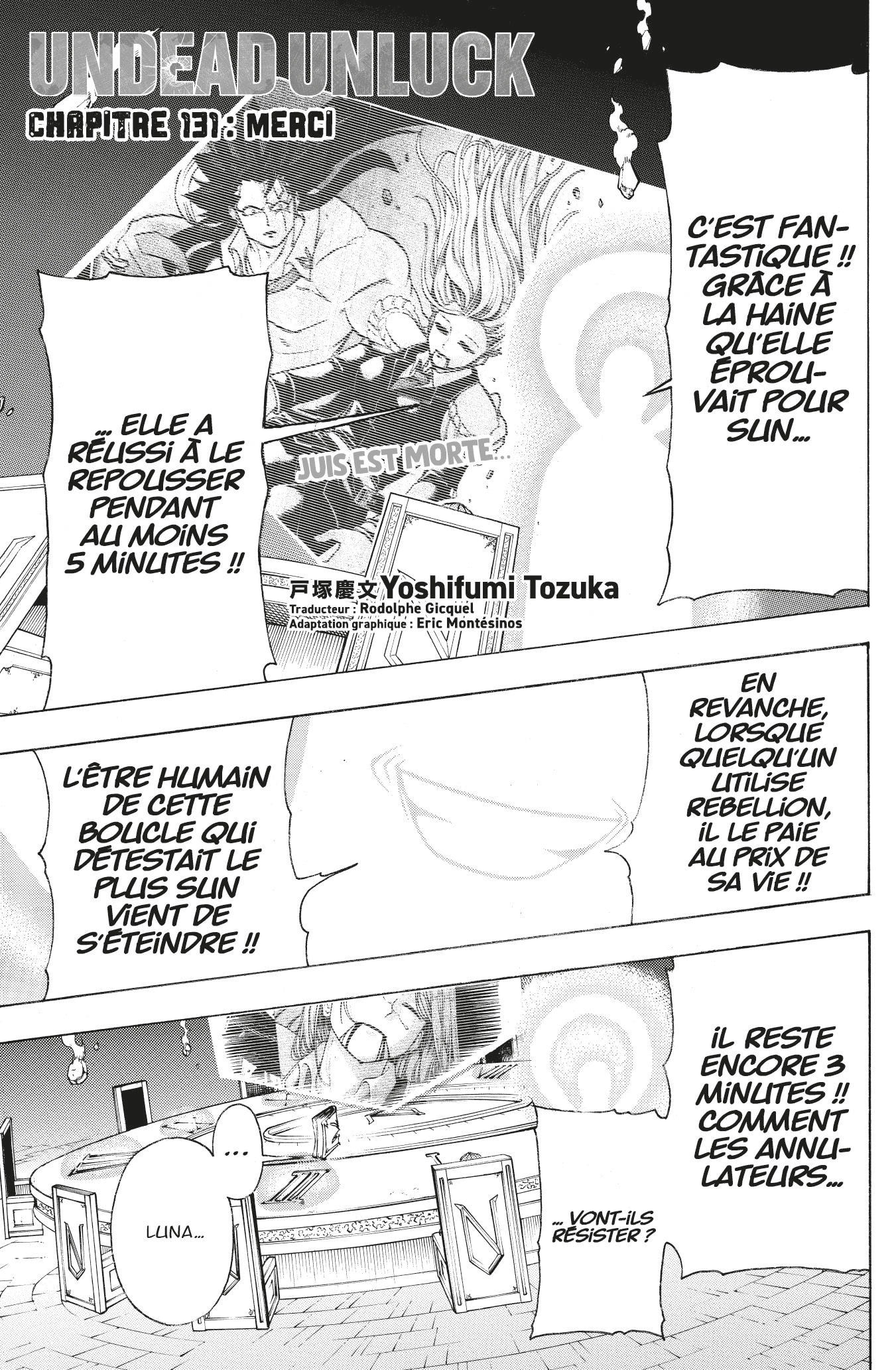 Read Undead Unluck FR Manga Online