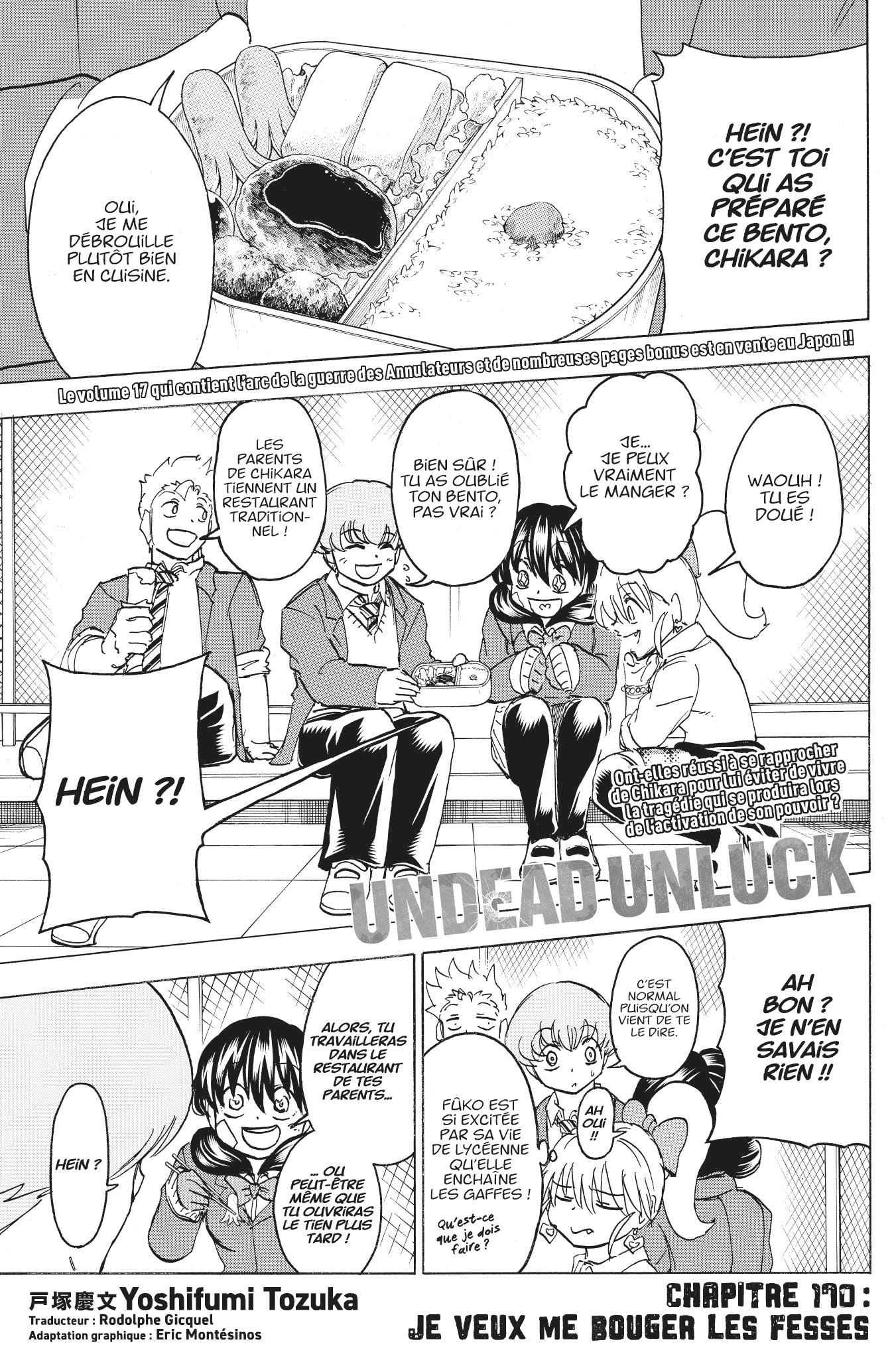 Read Undead Unluck FR Manga Online