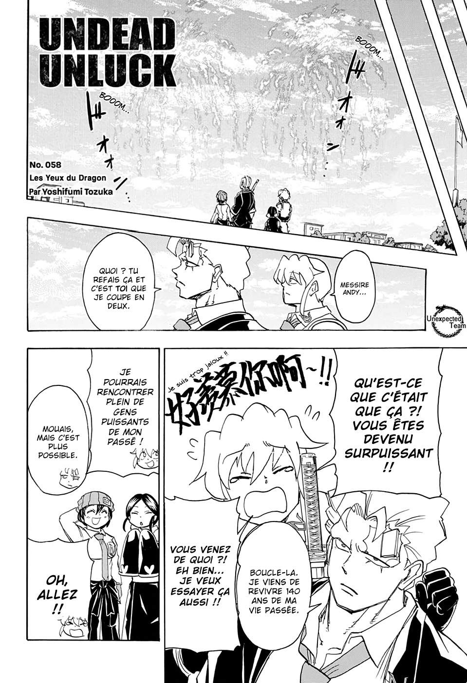 Read Undead Unluck FR Manga Online