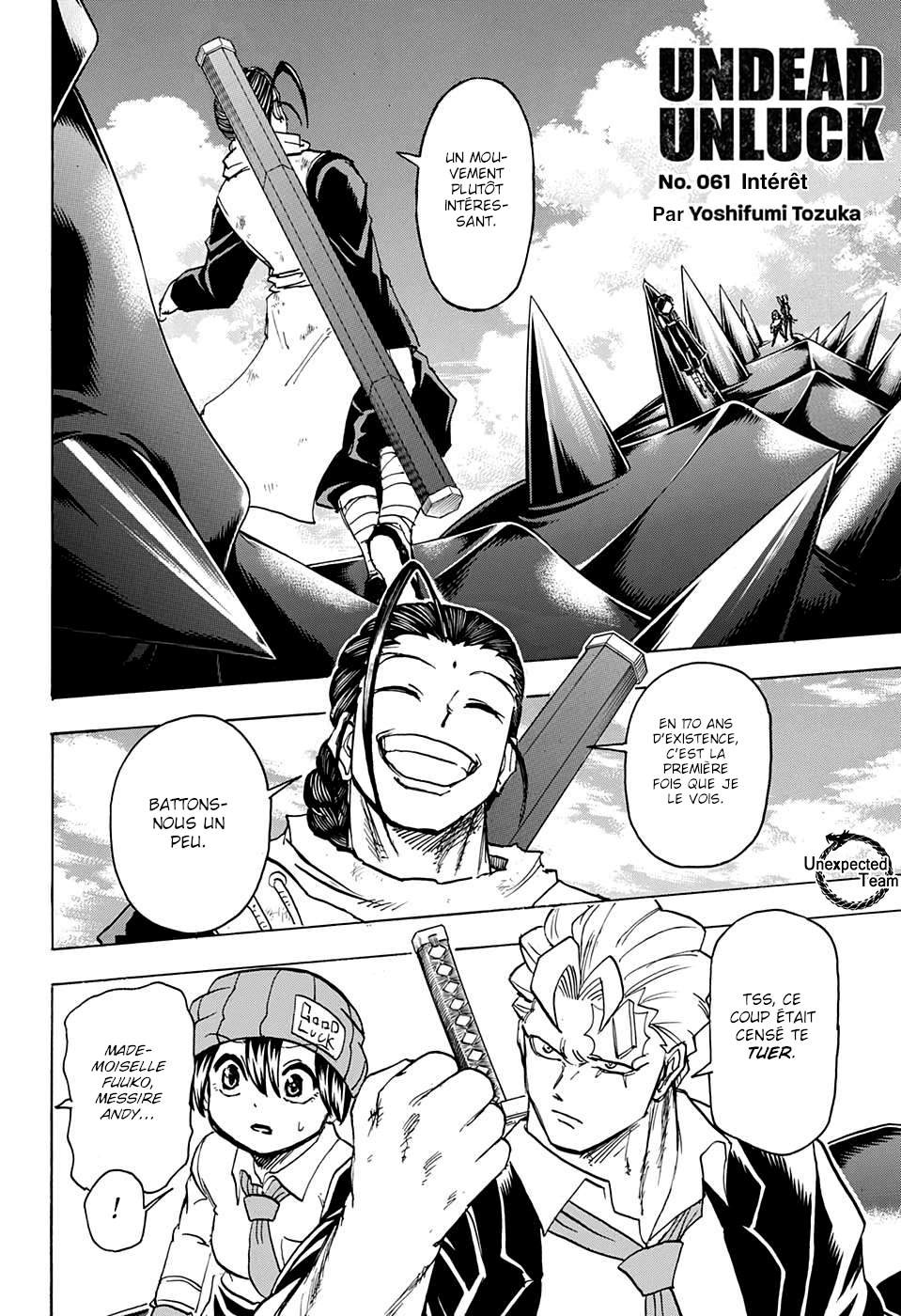 Read Undead Unluck FR Manga Online
