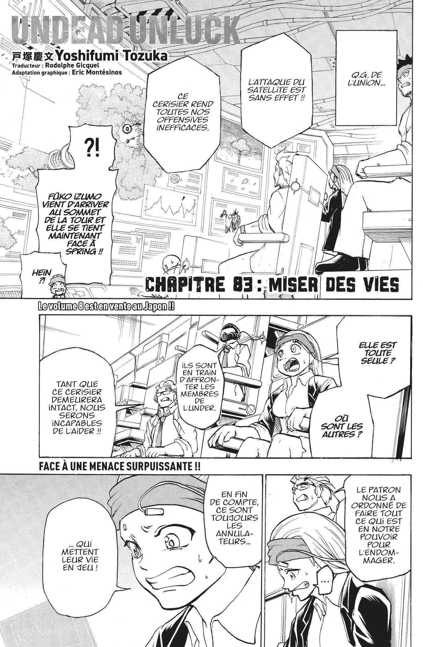 Read Undead Unluck FR Manga Online