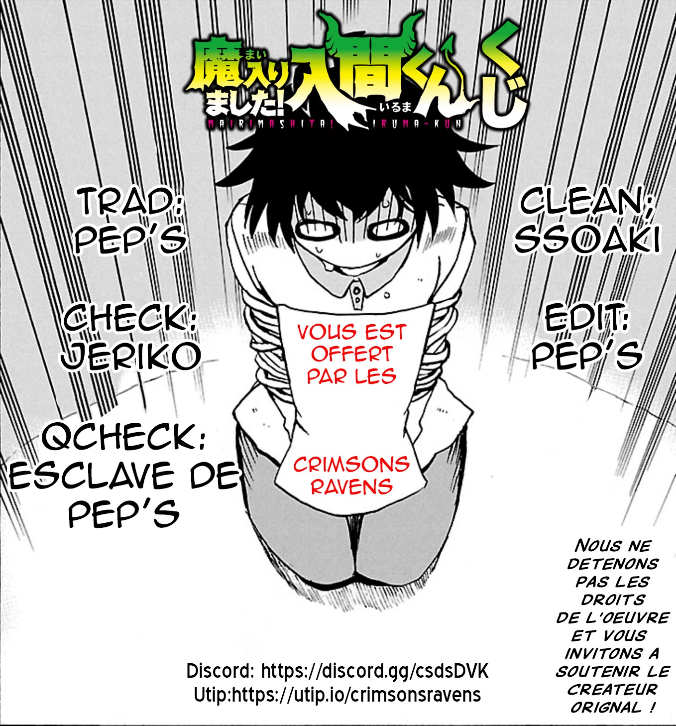 Read Welcome To Demon School Iruma-kun FR Manga Online