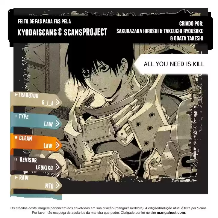 Read All You Need Is Kill pt_BR Manga Online