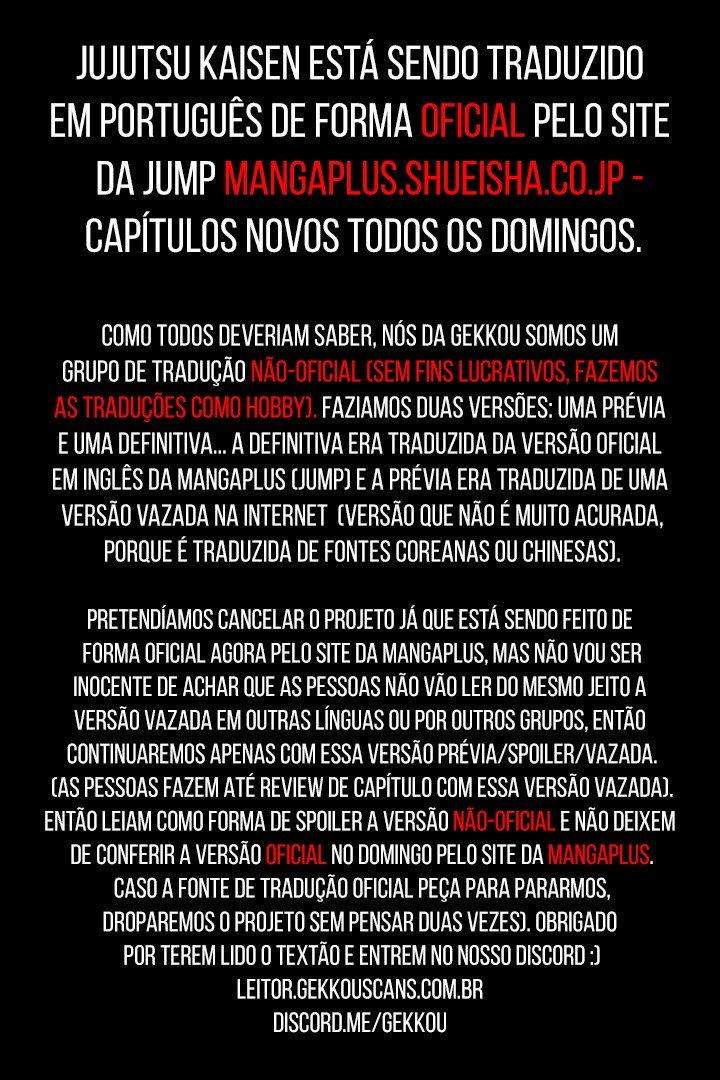 Read Jujutsu Kaisen pt_BR Manga Online